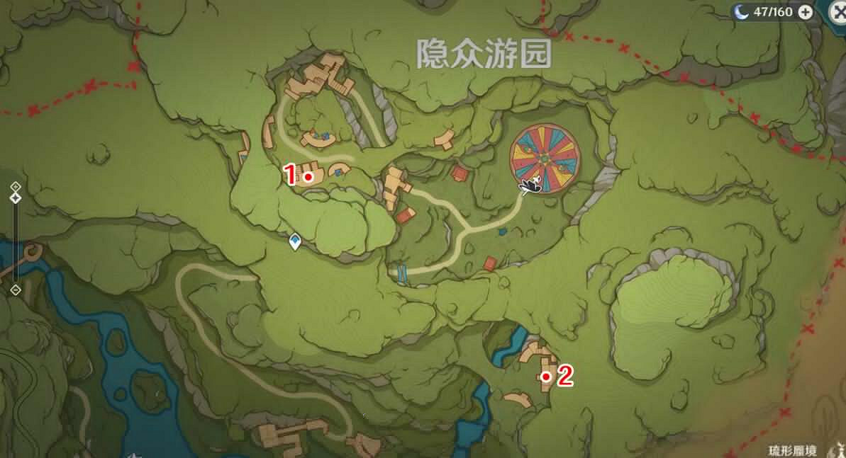 《原神》隱眾遊園聚流映燈解謎攻略 隱眾遊園華麗寶箱在哪