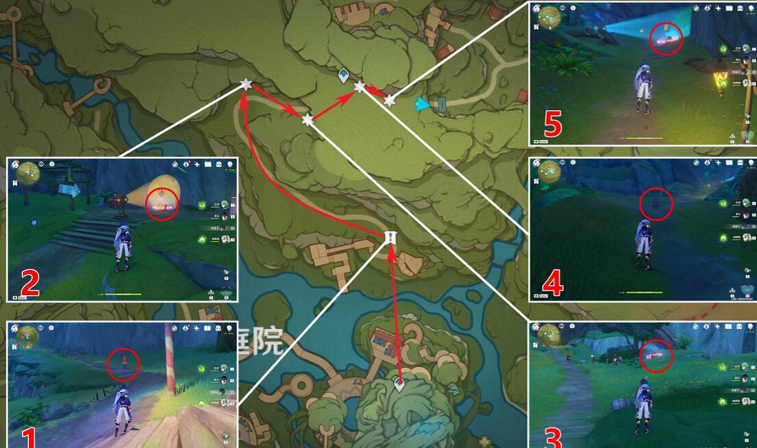 《原神》3.8隱眾遊園南北全禮券收集攻略 隱眾遊園禮券怎麽獲得？