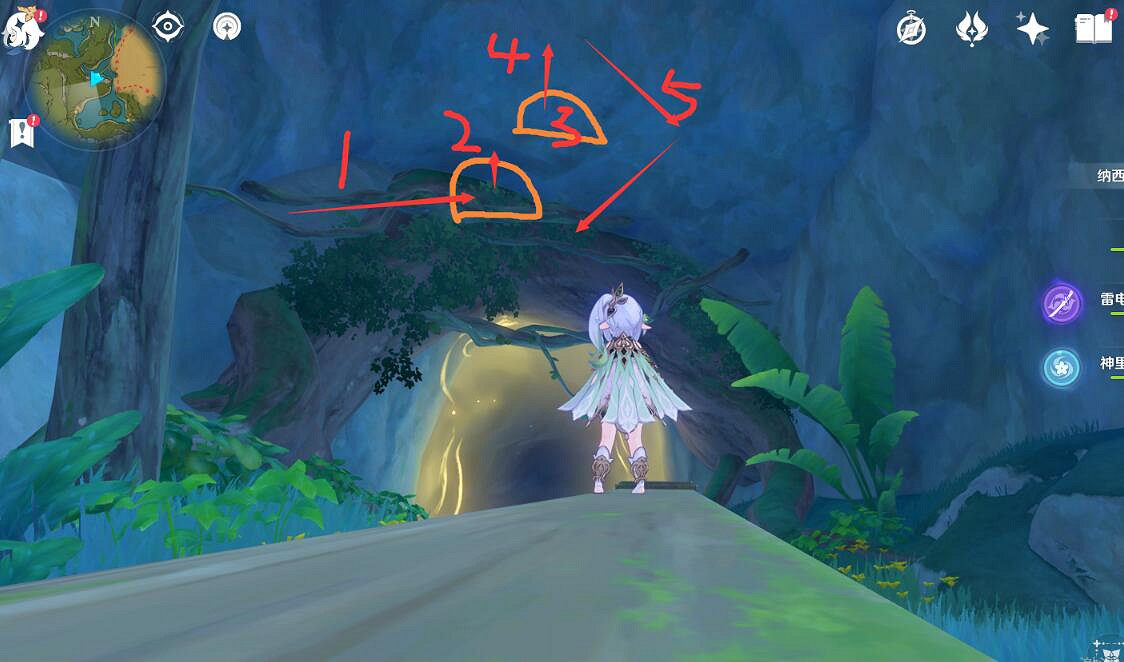 《原神》千奇澴回最後隧道洞穴怎麽進？千奇澴回最後隧道洞穴進入方法