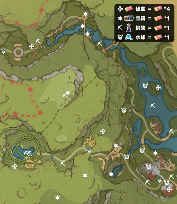 《原神》琉形蜃境歡興禮券怎麽收集？琉形蜃境歡興禮券收集位置大全