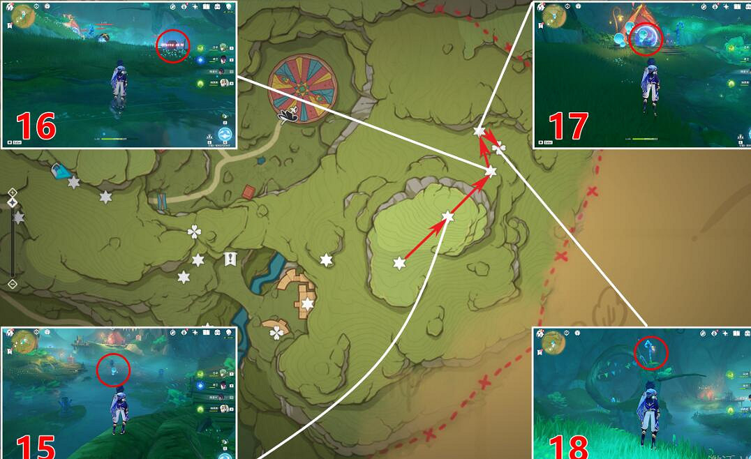 《原神》3.8隱眾遊園南北全禮券收集攻略 隱眾遊園禮券怎麽獲得？