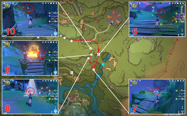 《原神》隱眾遊園南側歡興禮券怎麽收集？隱眾遊園南側歡興禮券收集攻略