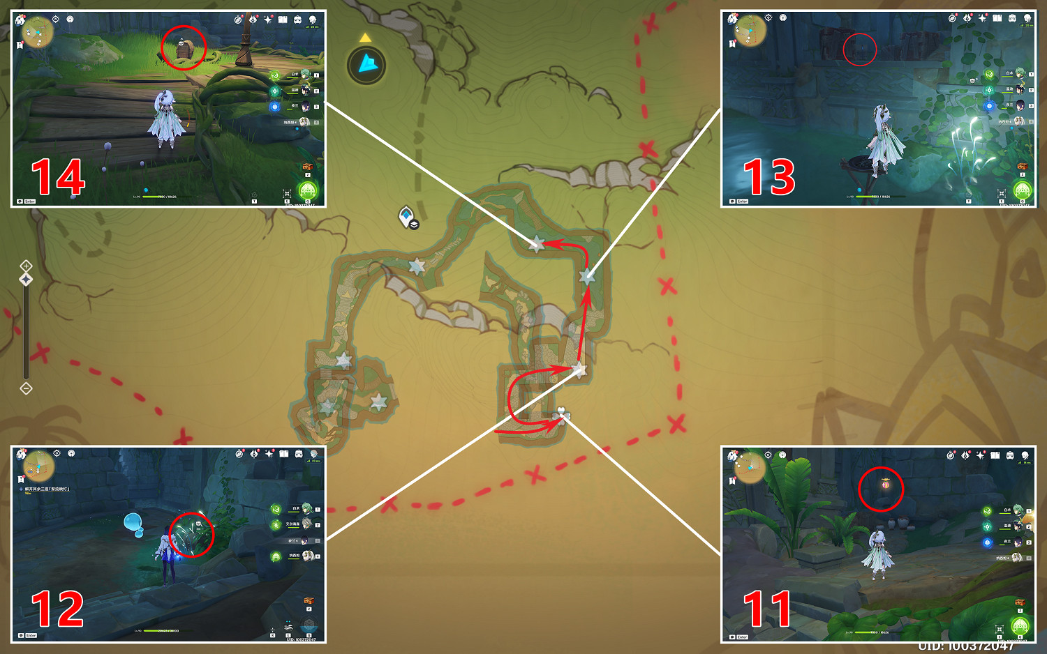 《原神》琉形蜃境南側禮券怎麽收集？琉形蜃境南側歡興禮券收集攻略