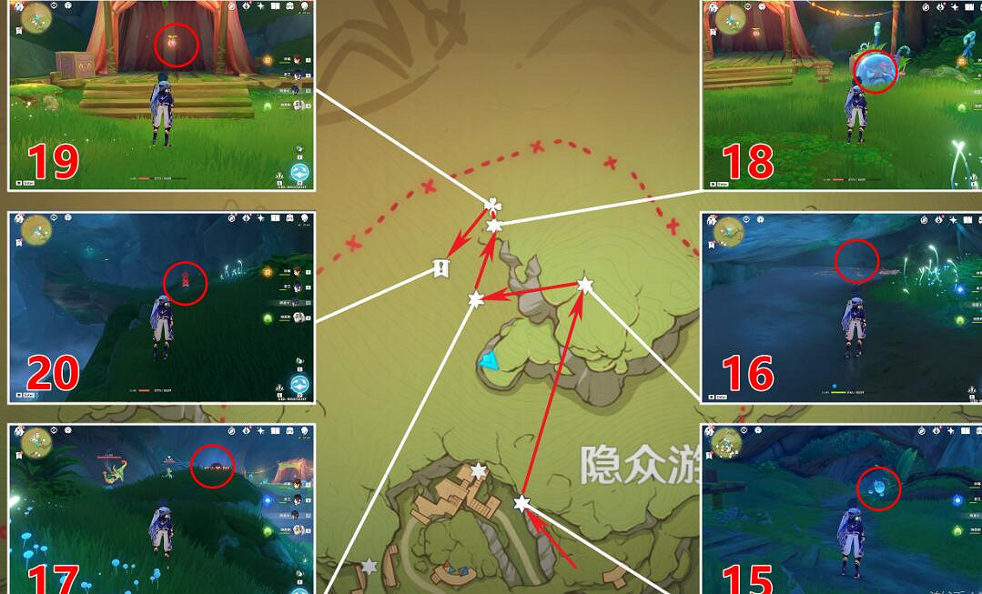 《原神》3.8隱眾遊園南北全禮券收集攻略 隱眾遊園禮券怎麽獲得？