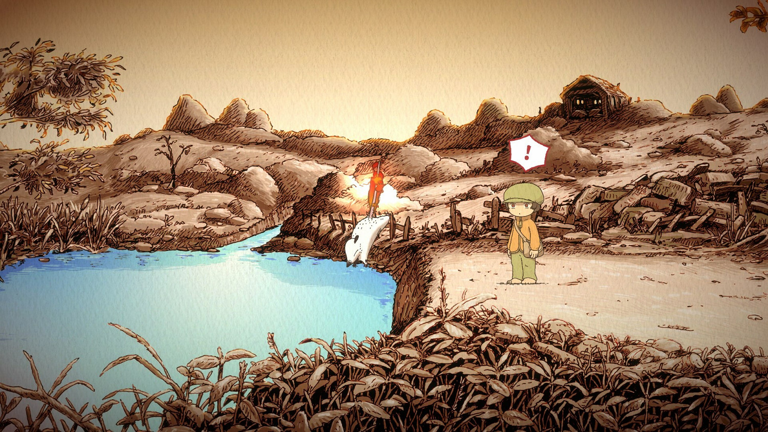 手繪風劇情冒險遊戲《OU》8月31日發售