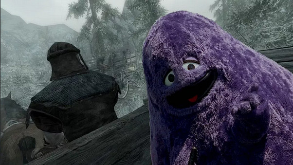 網紅M記“殺人奶昔”化身蜂蜜酒現身《上古卷軸5》