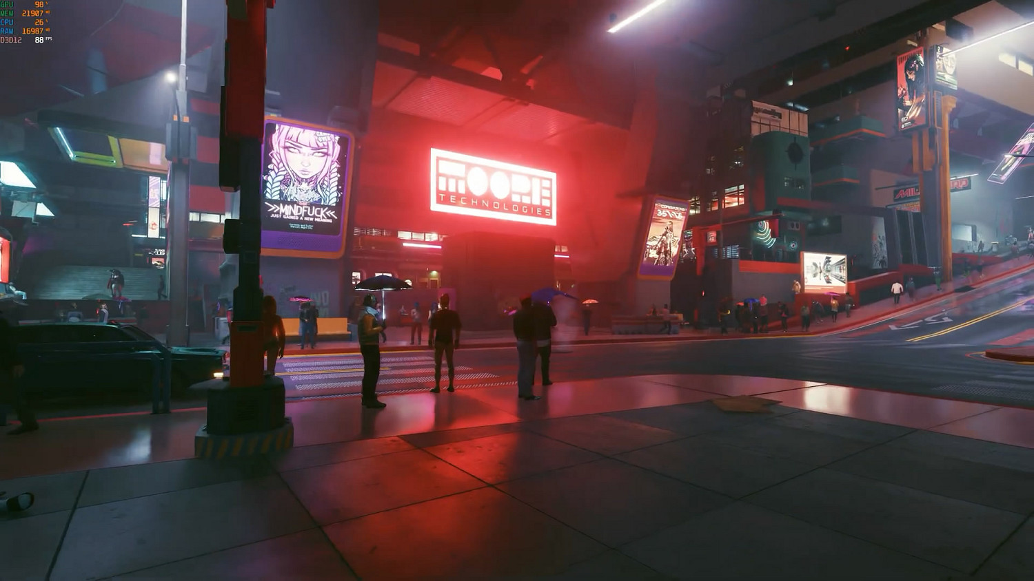 RTX4090《賽博2077》全景光追+100多個mod 震撼展示