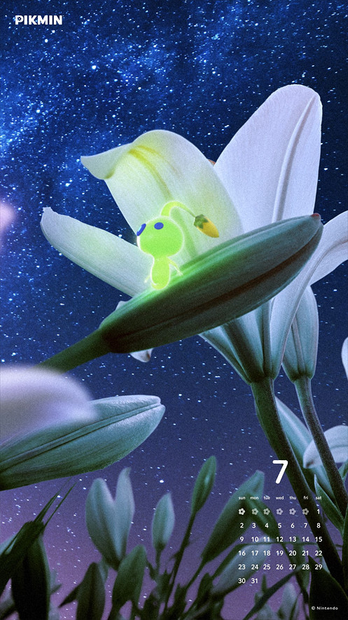 任天堂官網上架《皮克敏4》7月日曆壁紙!含多種尺寸 任天堂官網上架《皮克敏4》7月日曆壁紙!含多種尺寸