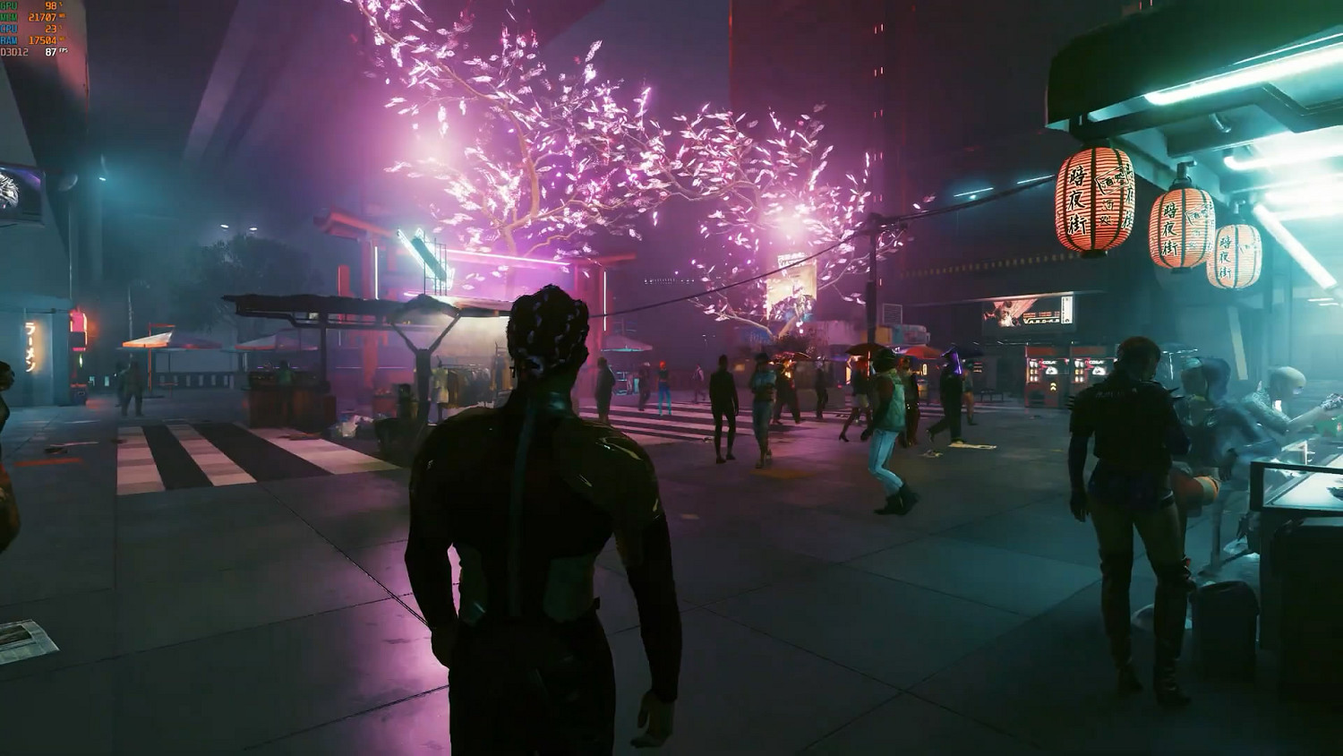 RTX4090《賽博2077》全景光追+100多個mod 震撼展示