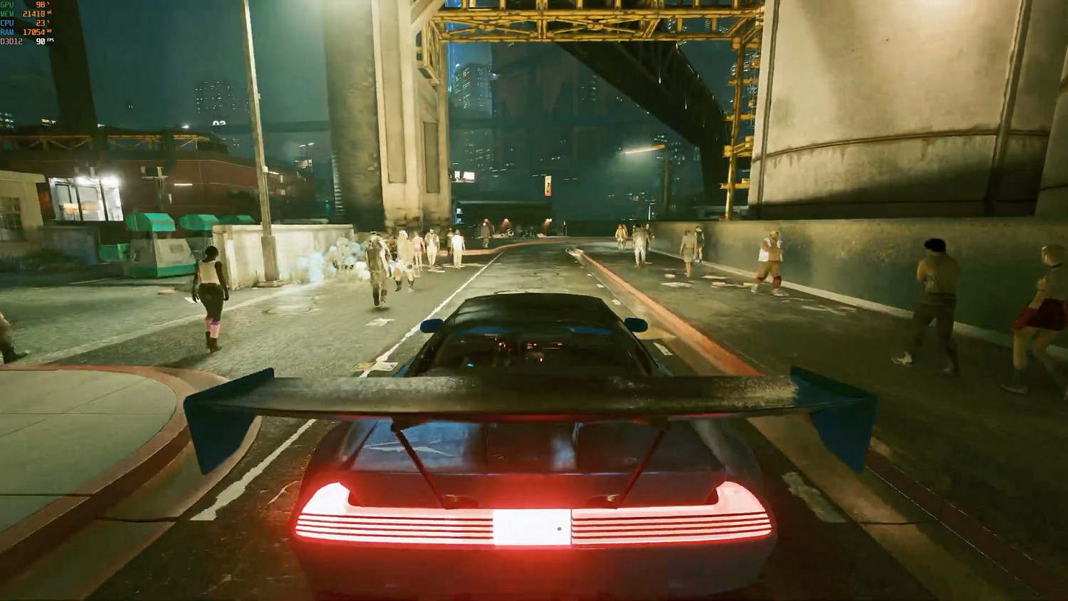 RTX4090《賽博2077》全景光追+100多個mod 震撼展示