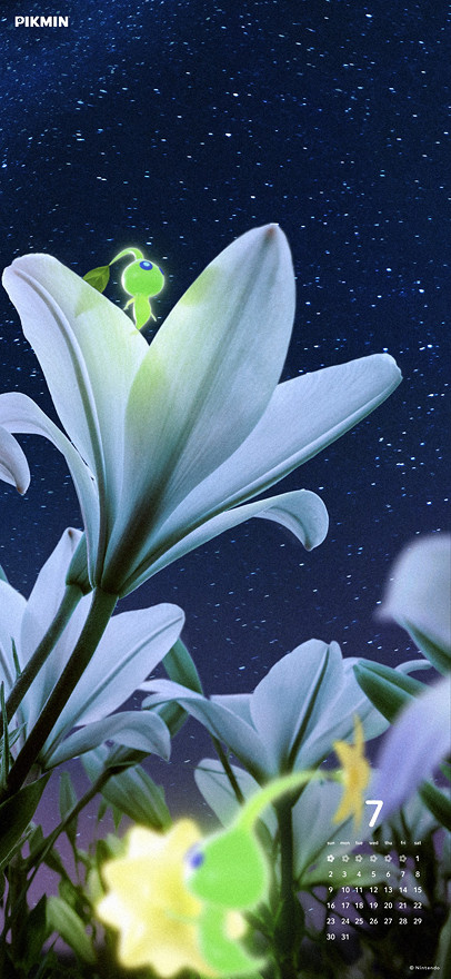 任天堂官網上架《皮克敏4》7月日曆壁紙!含多種尺寸 任天堂官網上架《皮克敏4》7月日曆壁紙!含多種尺寸