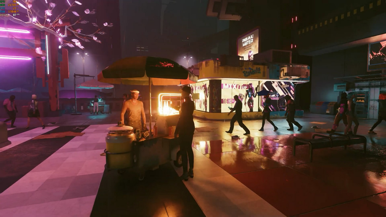 RTX4090《賽博2077》全景光追+100多個mod 震撼展示