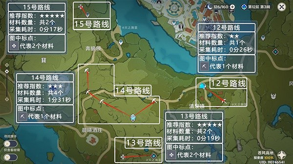 《原神》優菈突破材料採集路線分享   材料位置在哪？