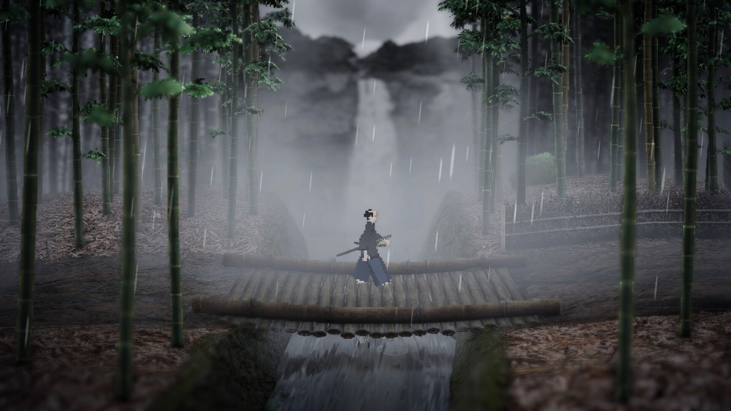 日式2D像素風格 遊戲《雨魂》Steam頁面上線