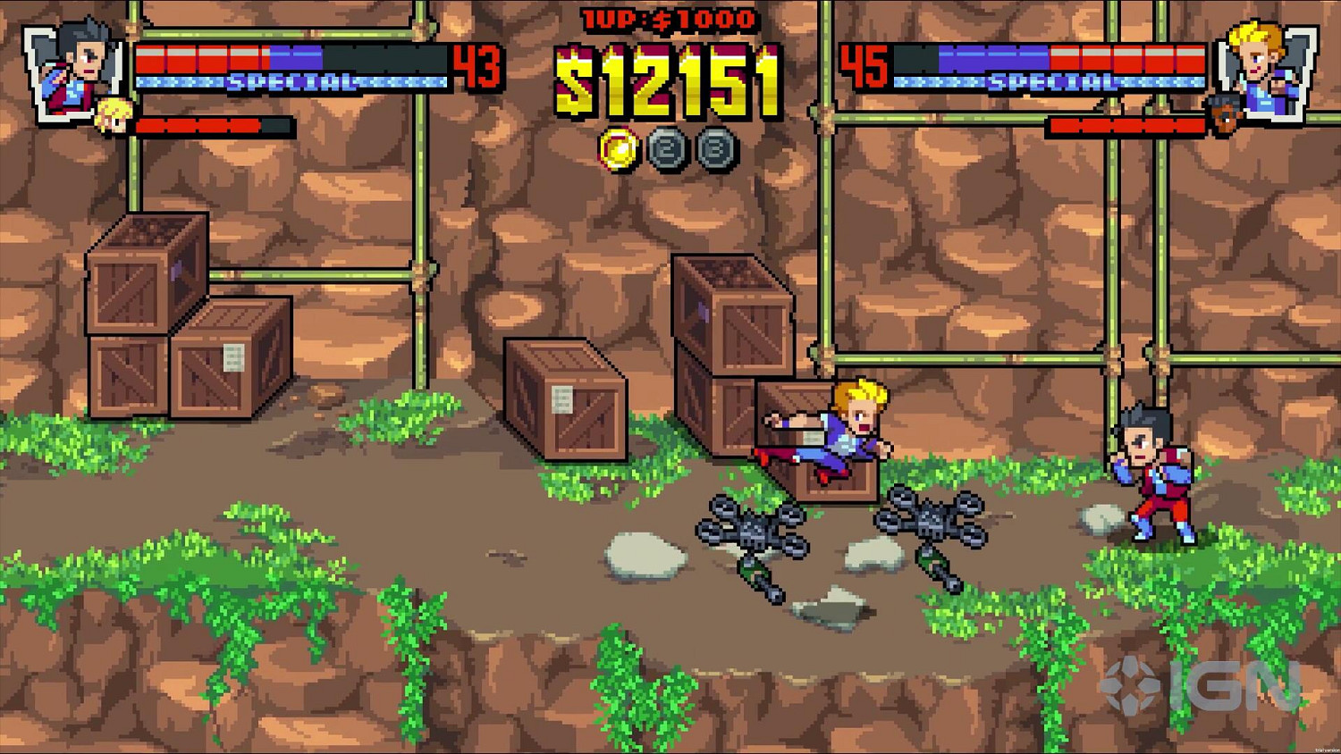 清版動作《雙截龍外傳：雙龍出海》10分鐘實機展示！