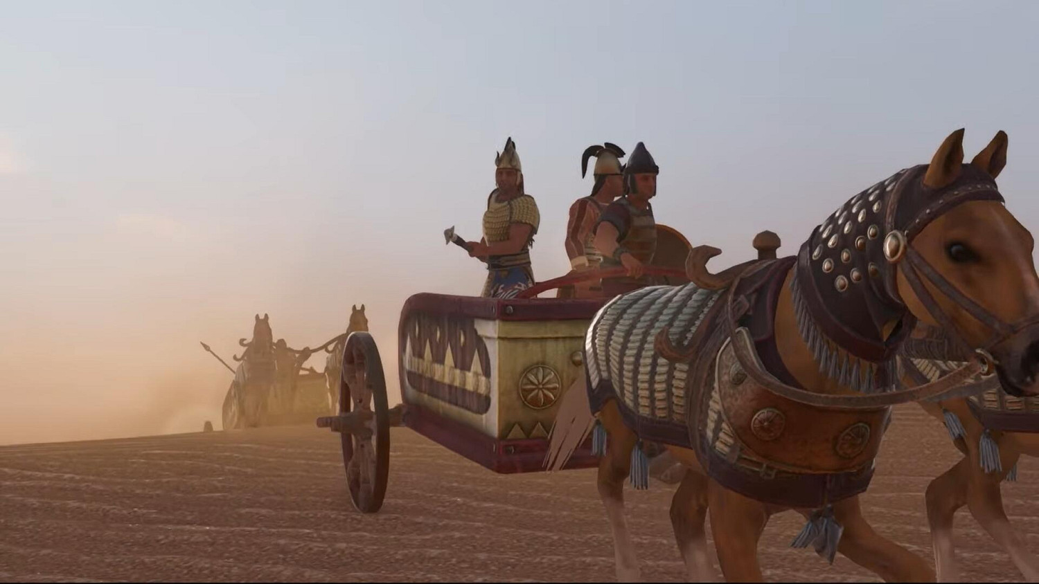 《全面戰爭：法老》新影片 介紹動態天氣、青銅戰車等