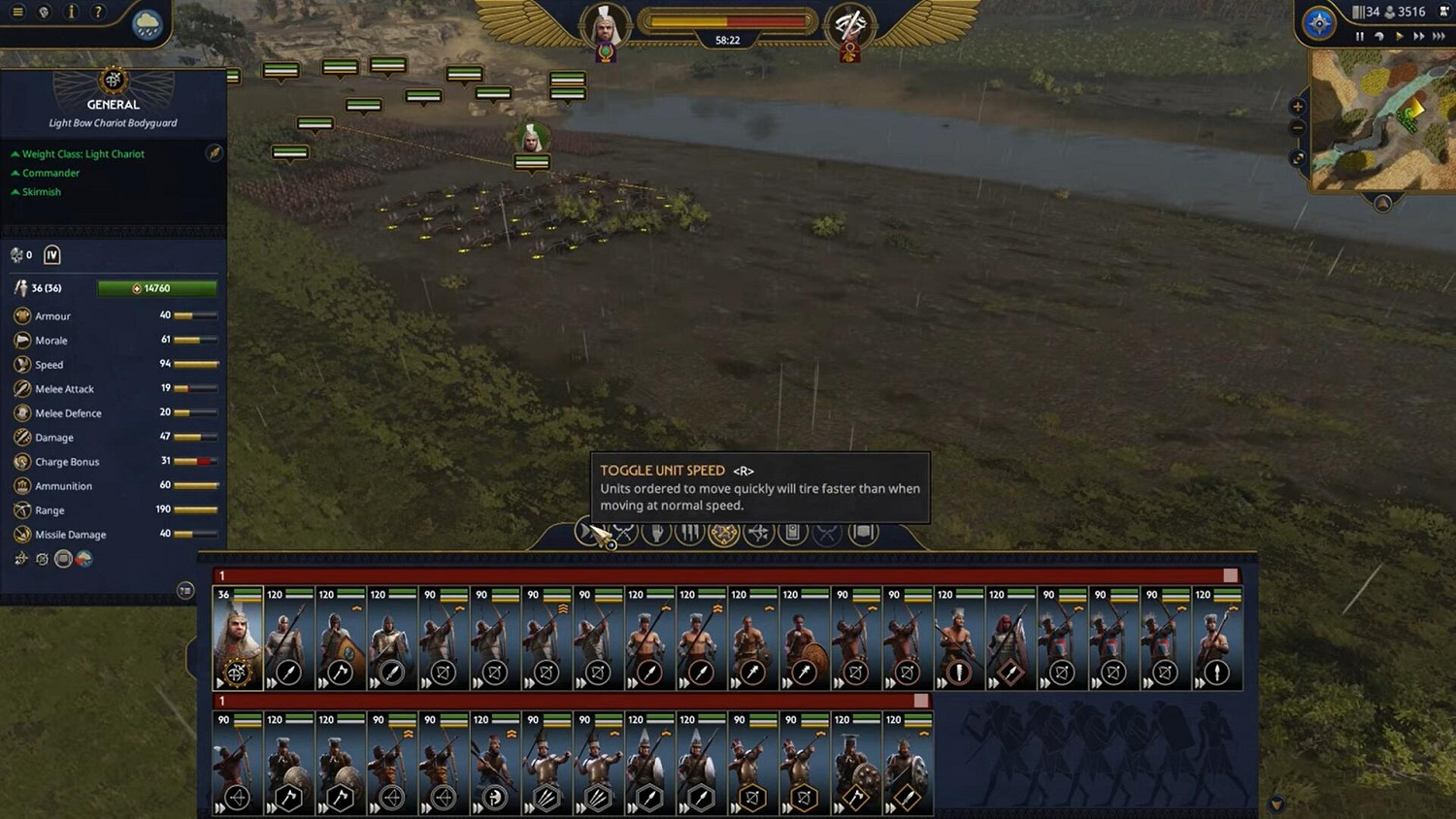 《全面戰爭：法老》新影片 介紹動態天氣、青銅戰車等