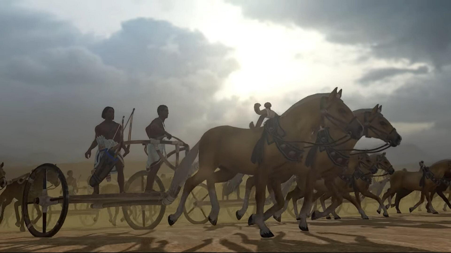 《全面戰爭：法老》新影片 介紹動態天氣、青銅戰車等