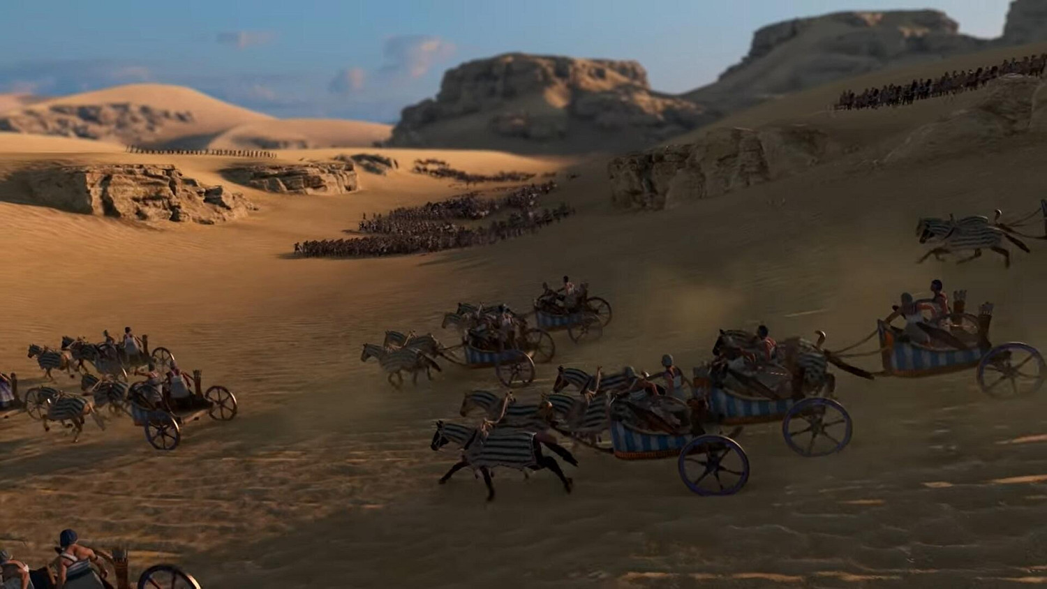 《全面戰爭：法老》新影片 介紹動態天氣、青銅戰車等