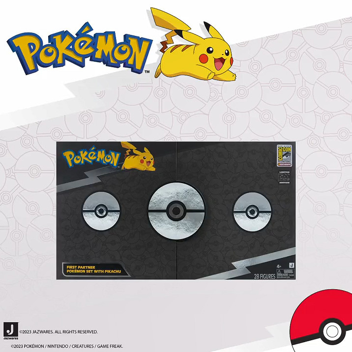 Jazwares宣布推出《寶可夢》歷代禦三家模型套裝！