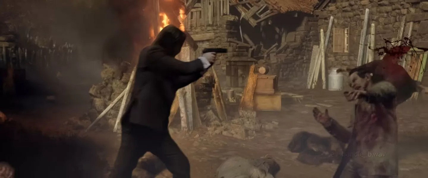 約翰·威克進入《惡靈古堡4》大開殺戒 他的狗又死了