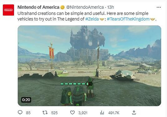 任天堂分享《王國之淚》實用載具 輕鬆暢遊海拉魯! 任天堂分享《王國之淚》實用載具 輕鬆暢遊海拉魯!