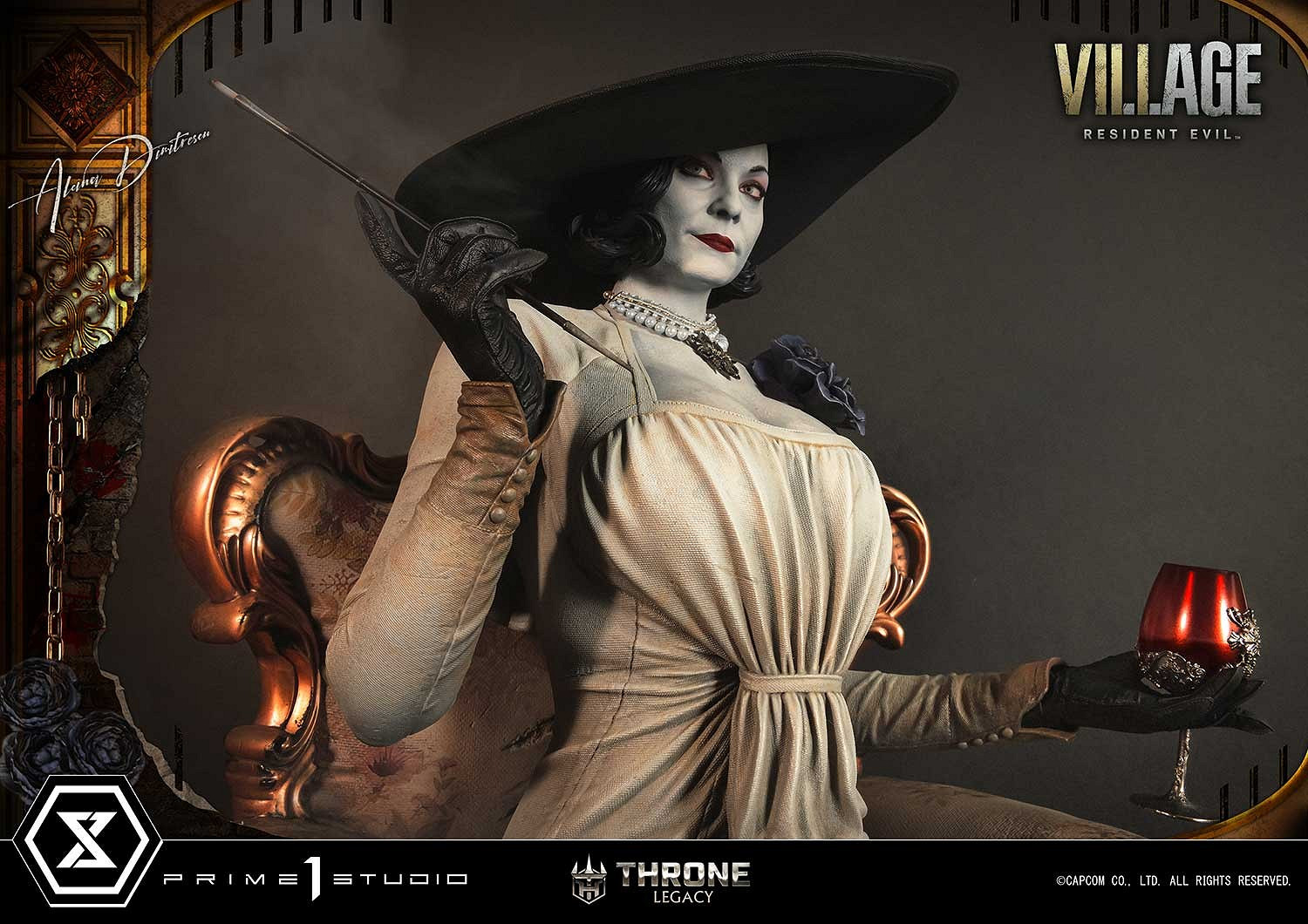 P1S推《生化8》八尺夫人雕像 眼神犀利讓人不寒而栗