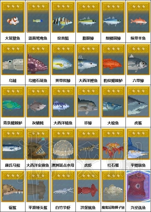 《潛水員戴夫》藍洞中間水域魚類圖鑒一覽     有哪些魚類？