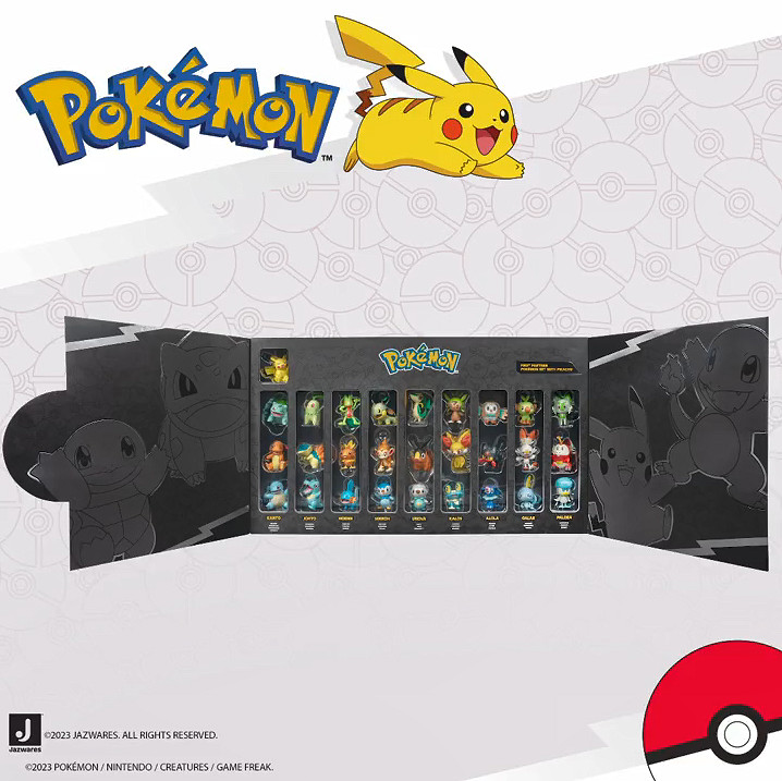 Jazwares宣布推出《寶可夢》歷代禦三家模型套裝！