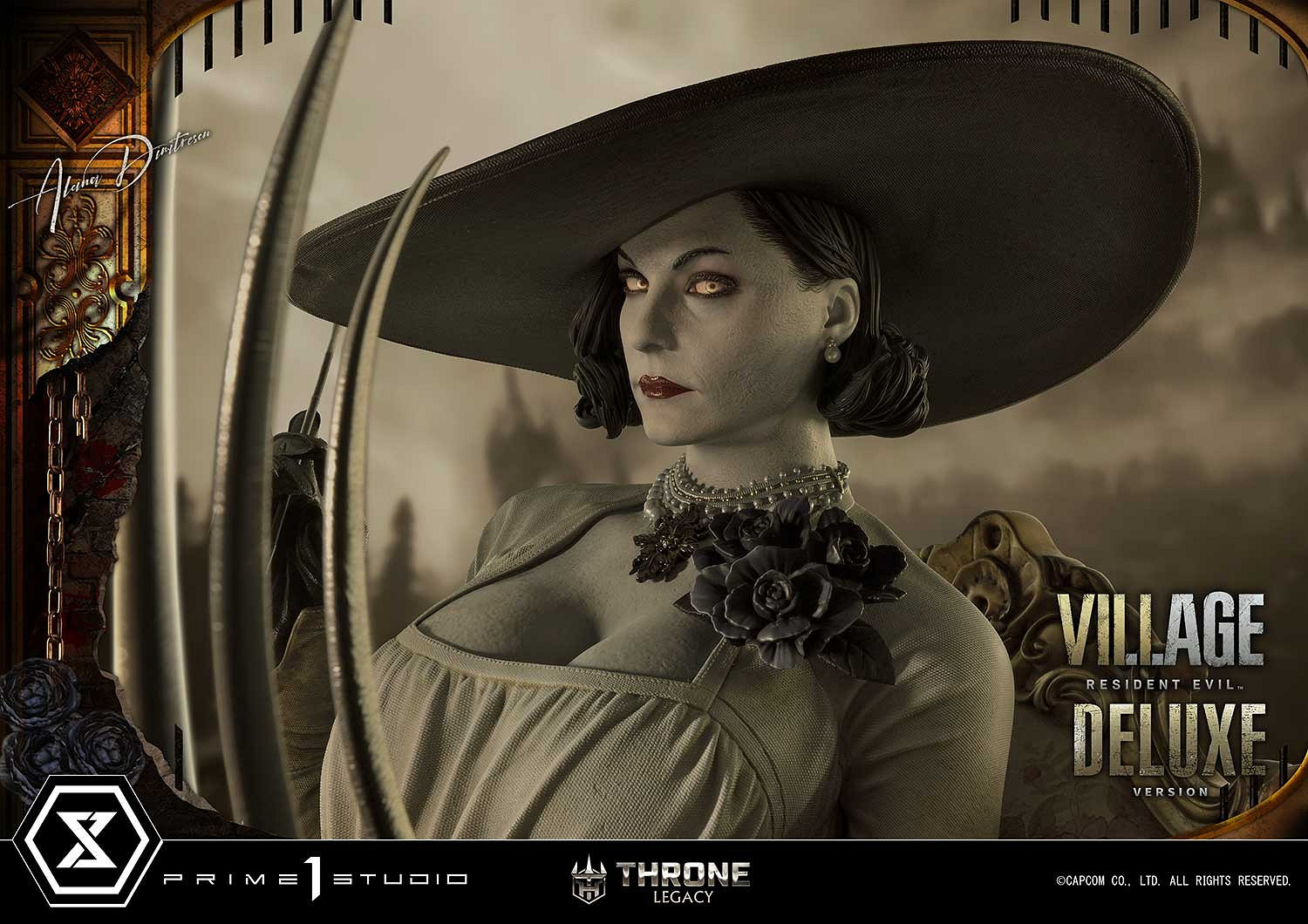 P1S推《生化8》八尺夫人雕像 眼神犀利讓人不寒而栗