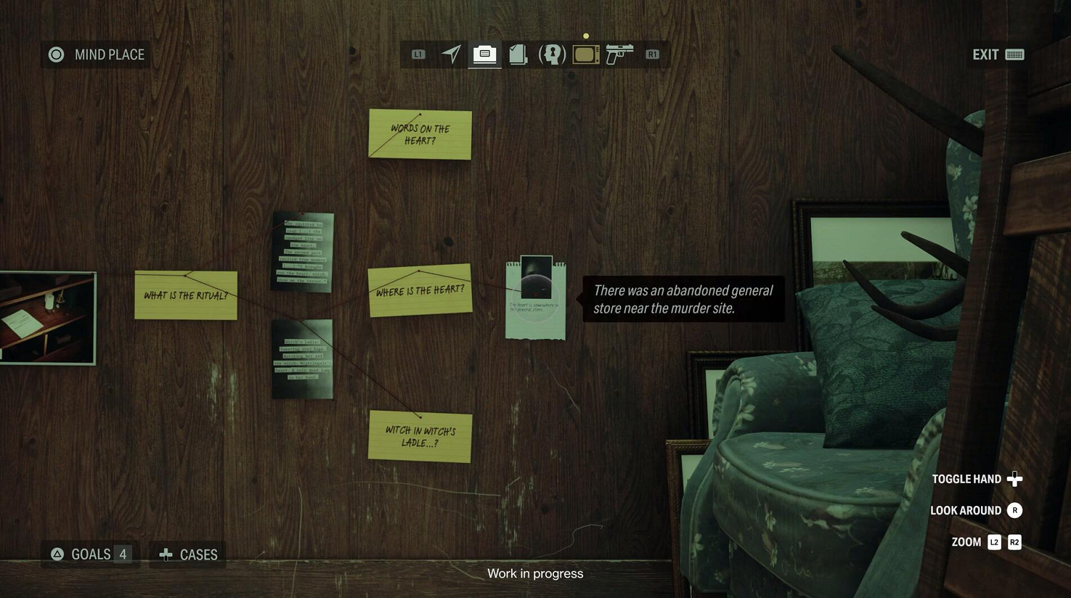 《心靈殺手2》新功能展示:整理證據發現新的線索! 《心靈殺手2》新功能展示:整理證據發現新的線索!