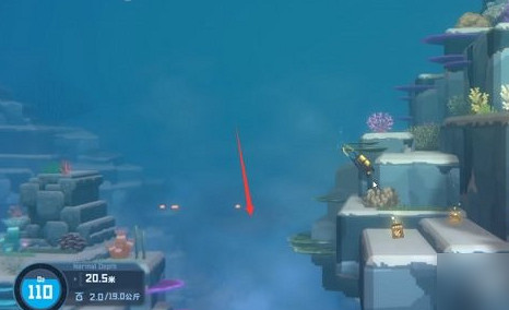 《潛水員戴夫》暗流湧動處在哪？暗流湧動處位置介紹