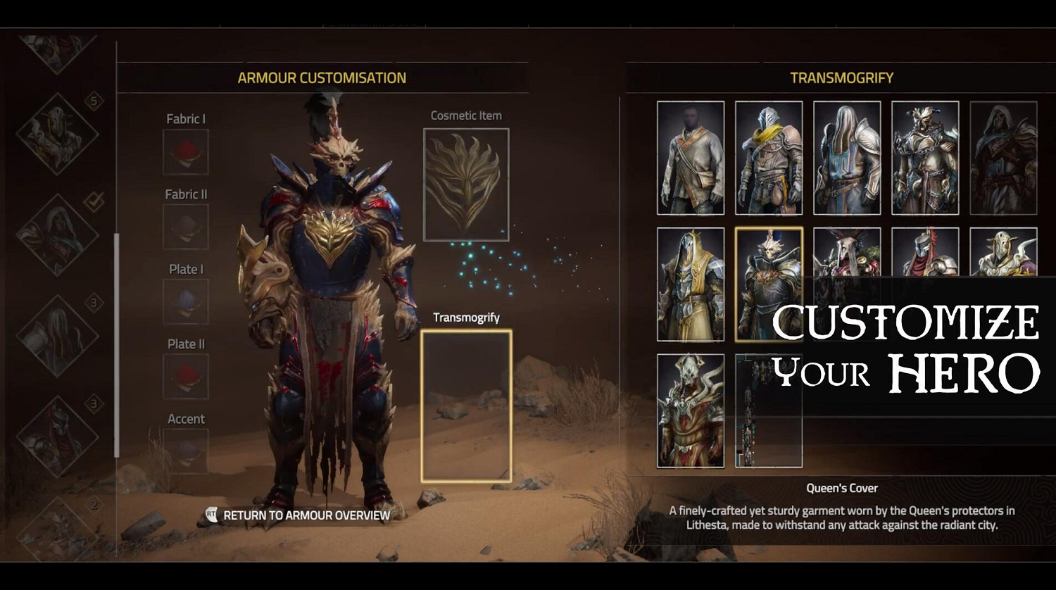 動作RPG《塵封大陸》角色外觀自定義、護甲系統展示 動作RPG《塵封大陸》角色外觀自定義、護甲系統展示