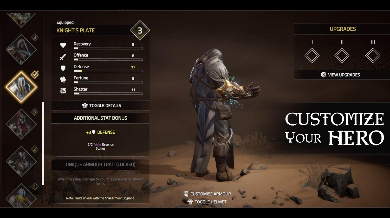 動作RPG《塵封大陸》角色外觀自定義、護甲系統展示 動作RPG《塵封大陸》角色外觀自定義、護甲系統展示