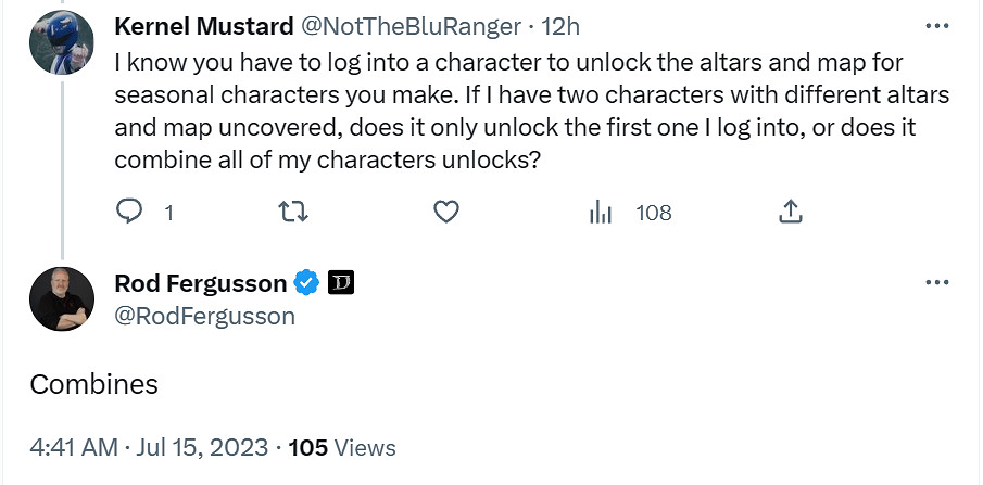 《暗黑4》總經理解答第一賽季聲望繼承細節問題！