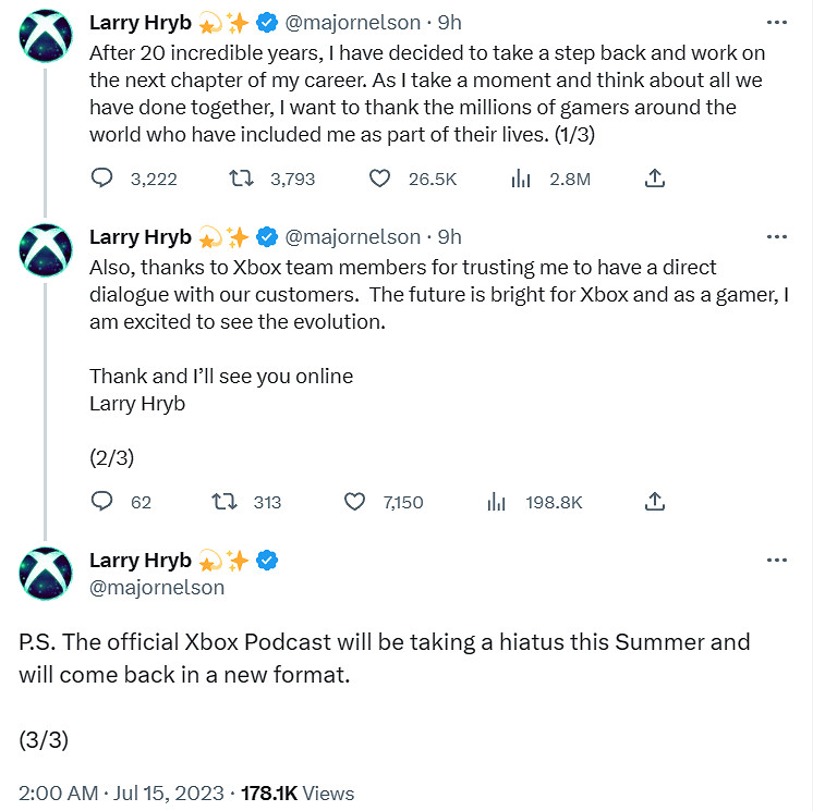 Xbox Live寫程式總監宣布離職！已在微軟工作22年！