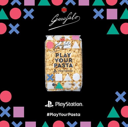 索尼PlayStation推出合作意面 形狀為PS手把按鍵標誌