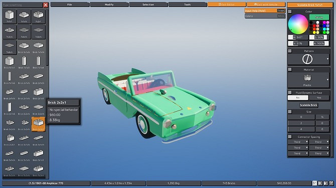 類樂高積木玩具物理沙盒遊戲《磚廠》現已正式發售！