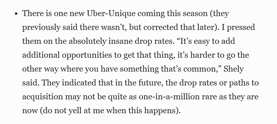 《暗黑4》第一賽季將新增一超稀有暗金 掉率百萬分之一 《暗黑4》第一賽季將新增一超稀有暗金 掉率百萬分之一