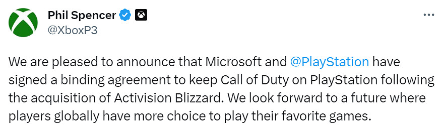 斯賓塞:動視被收購後,《決勝時刻》依舊登陸PS平台 斯賓塞:動視被收購後,《決勝時刻》依舊登陸PS平台