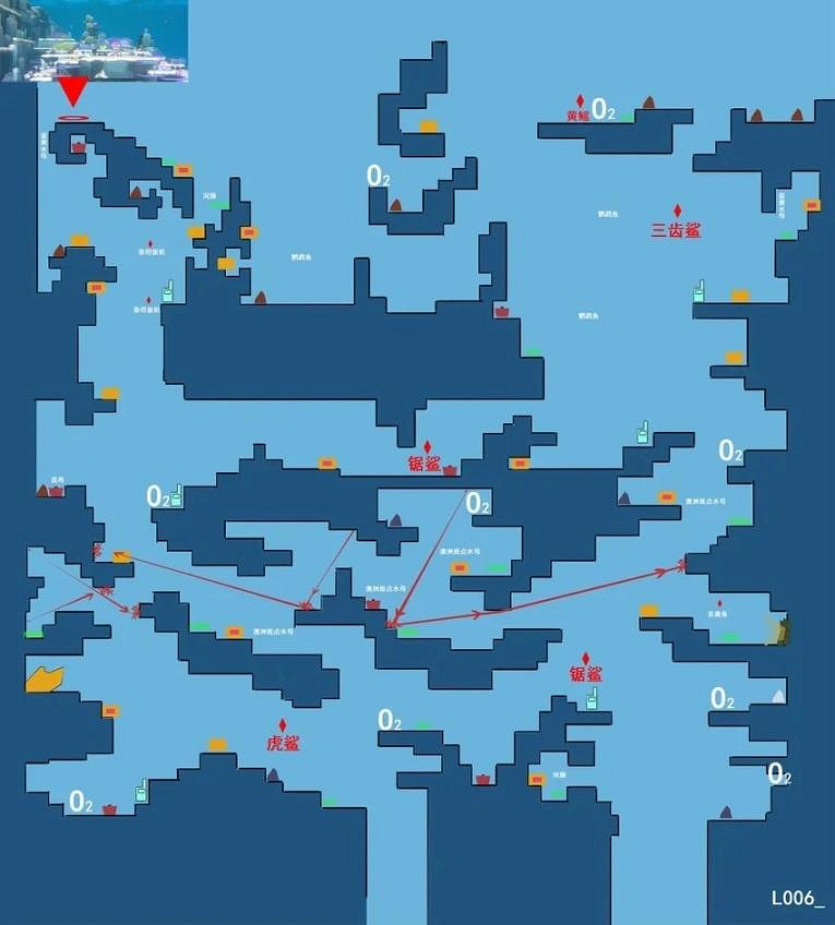 《潛水員戴夫》全地圖一覽 全地圖魚類物品地形分布圖 《潛水員戴夫》全地圖一覽 全地圖魚類物品地形分布圖