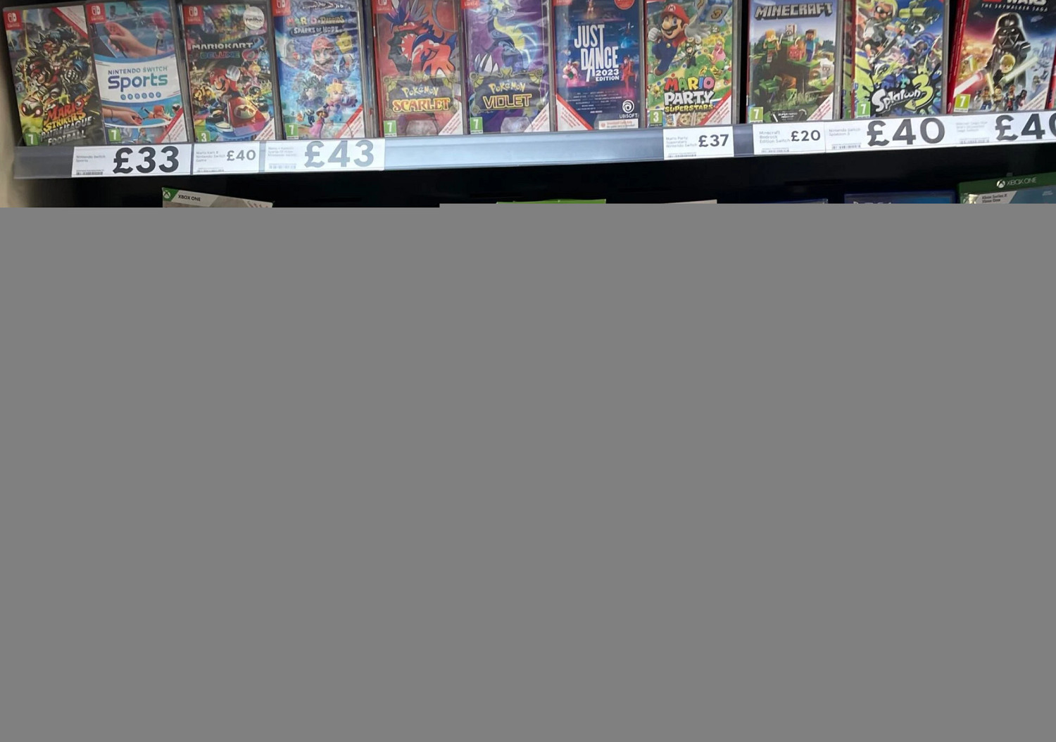 英國連鎖超市Tesco將不再出售實體遊戲