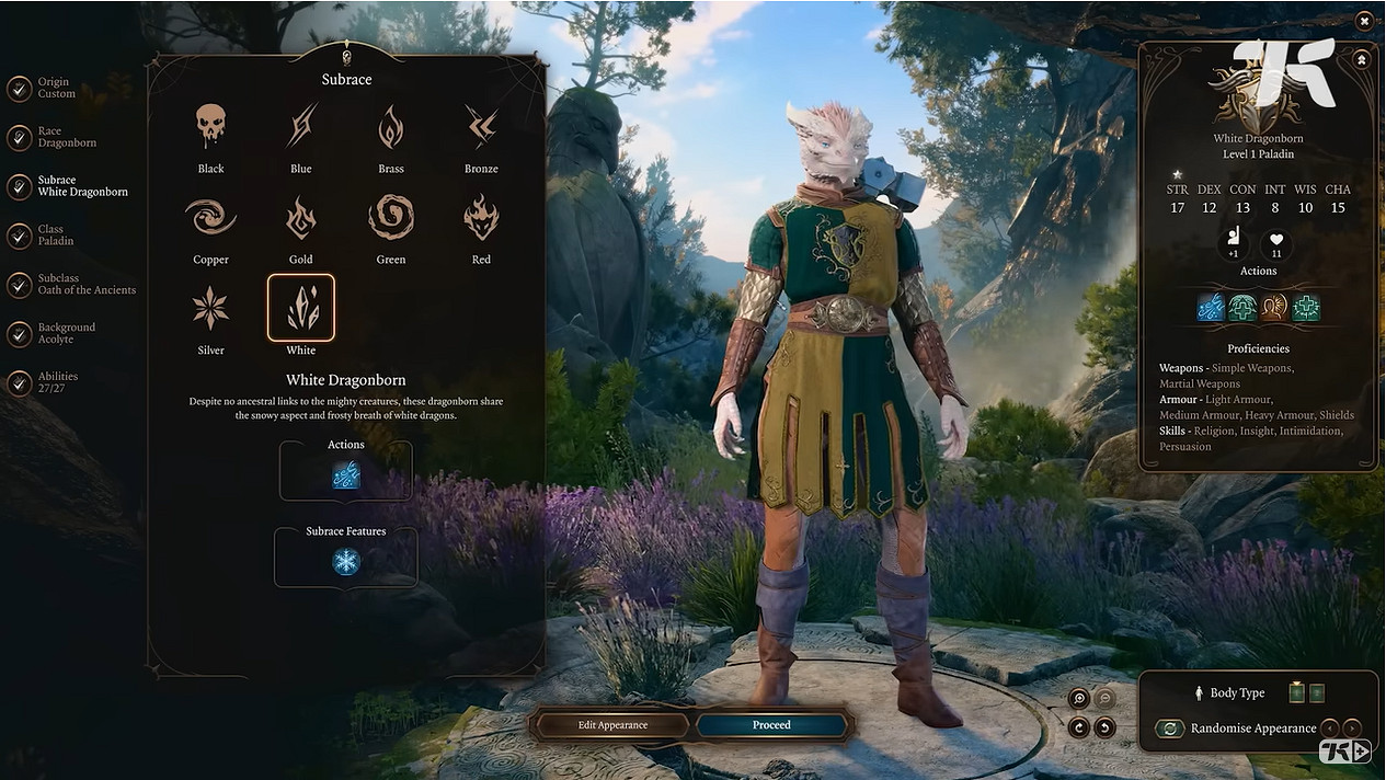 大量自定義內容！《柏德之門3》11分鐘捏臉實機展示