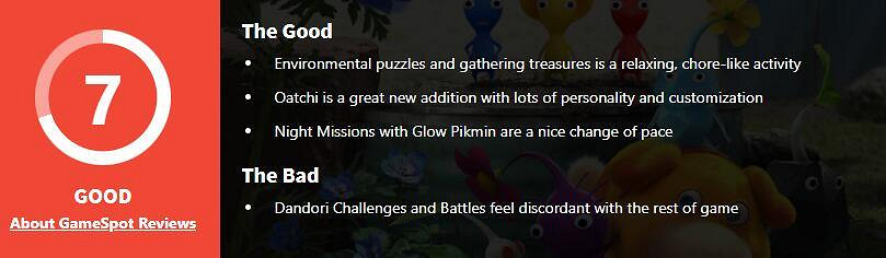 《皮克敏4》媒體評分解禁 MC均分87分 IGN給出9分好評 《皮克敏4》媒體評分解禁 MC均分87分 IGN給出9分好評