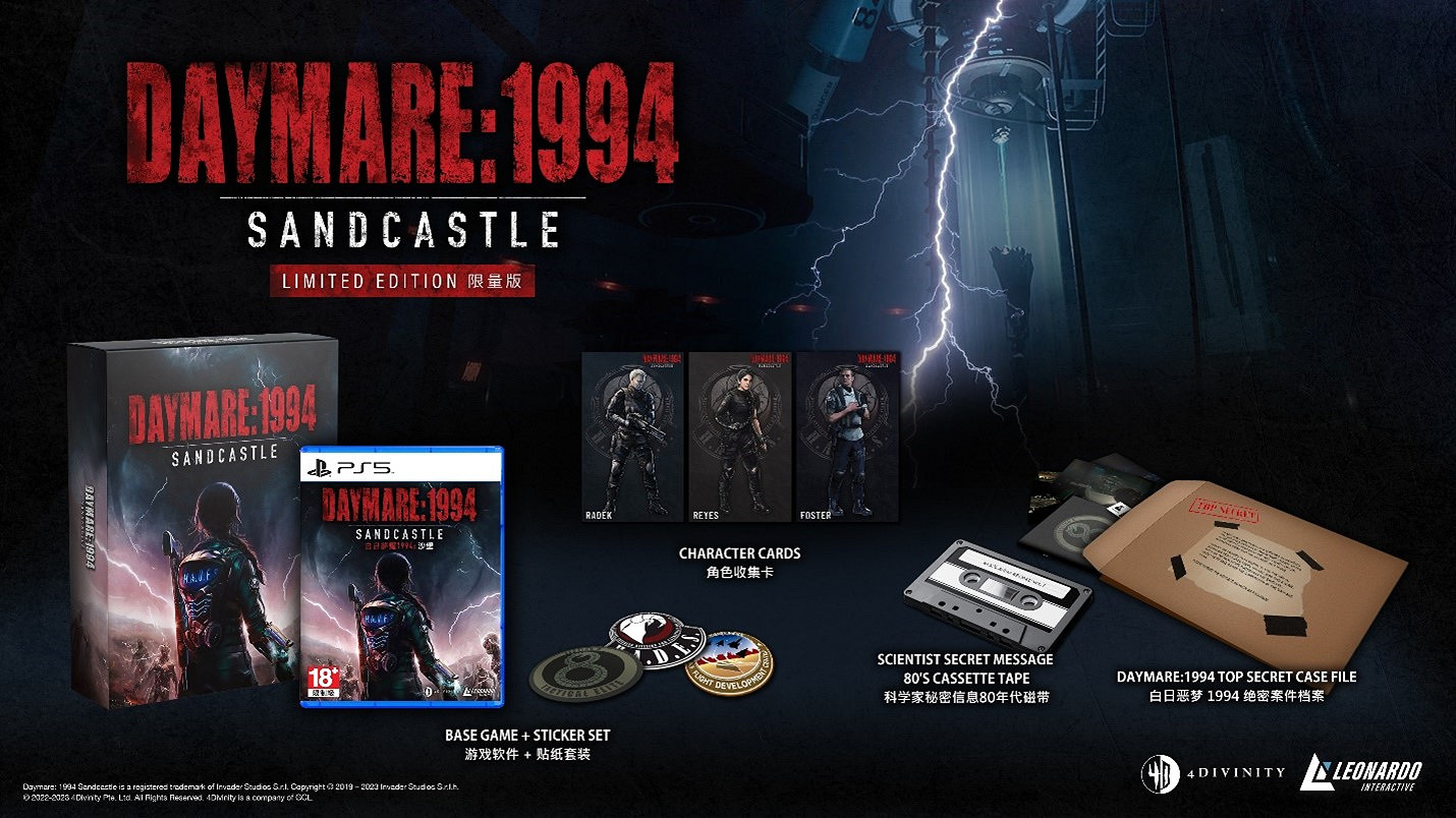 第三人稱生存恐怖《白日夢魘:沙堡1994》限量版詳情公開! 第三人稱生存恐怖《白日夢魘:沙堡1994》限量版詳情公開!