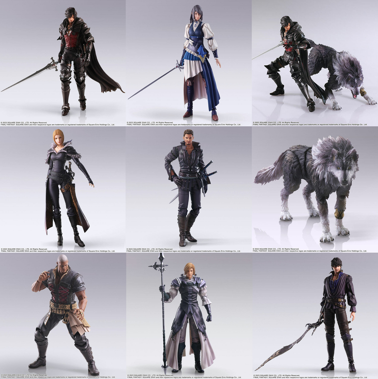 《最終幻想16》BRING ARTS手辦開訂 男主帥炸女主美爆