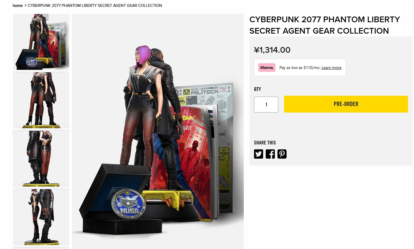 《電馭叛客2077》往日之影收藏品開啟預購！售價1314元