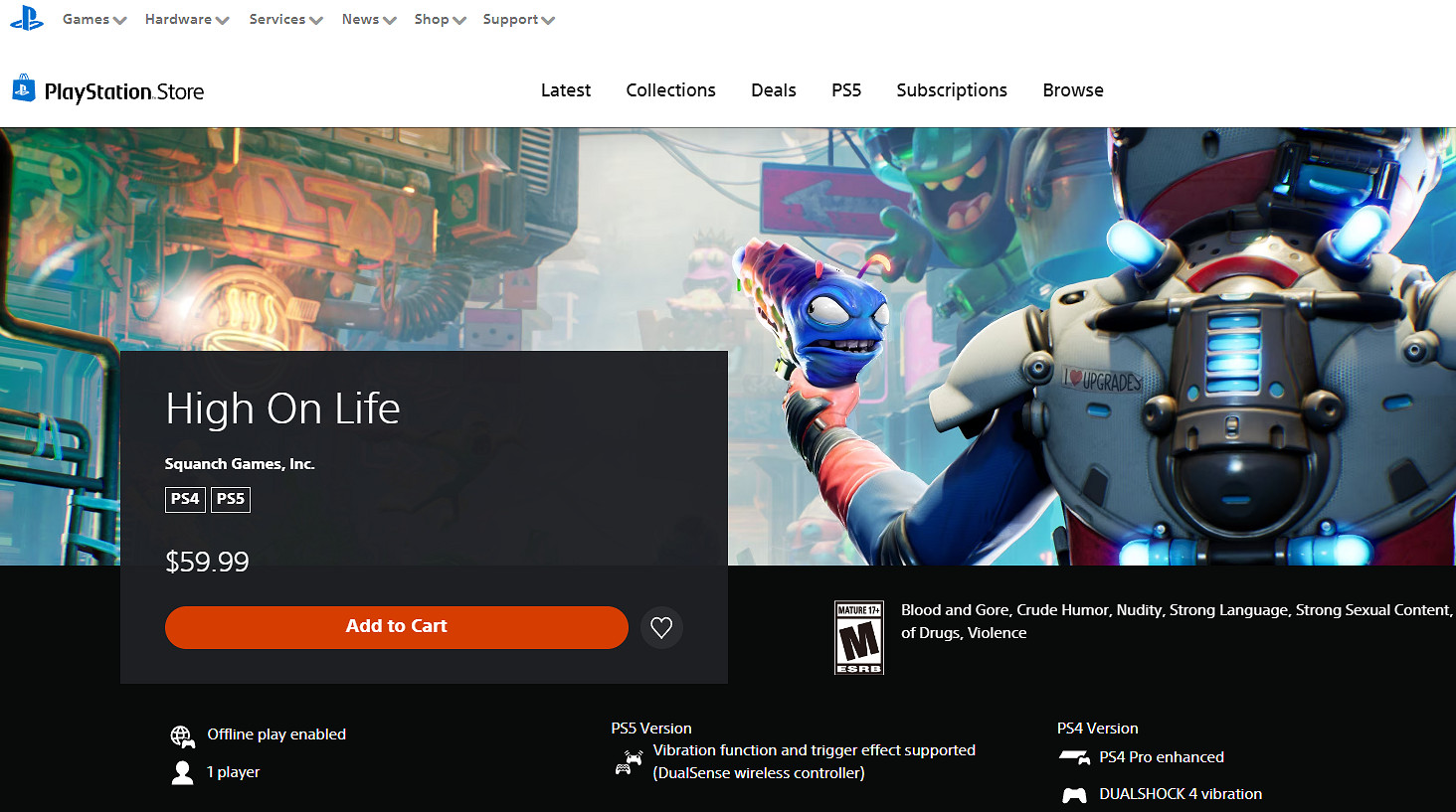 結束Xbox獨占！《High On Life》官宣今日登陸PS4|5