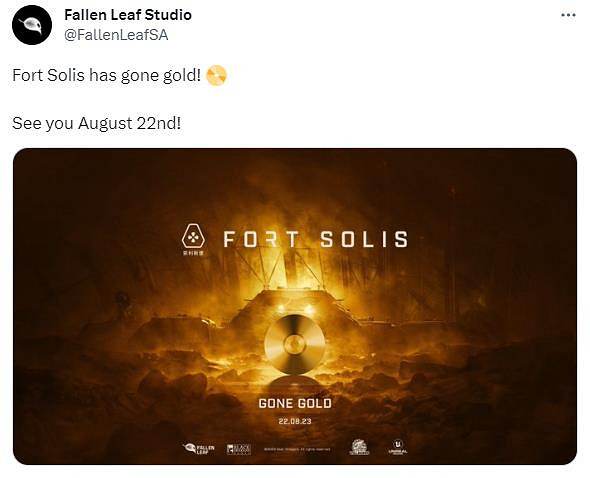 虛幻5科幻冒險《索利斯堡》已進廠壓盤 8月22日發售