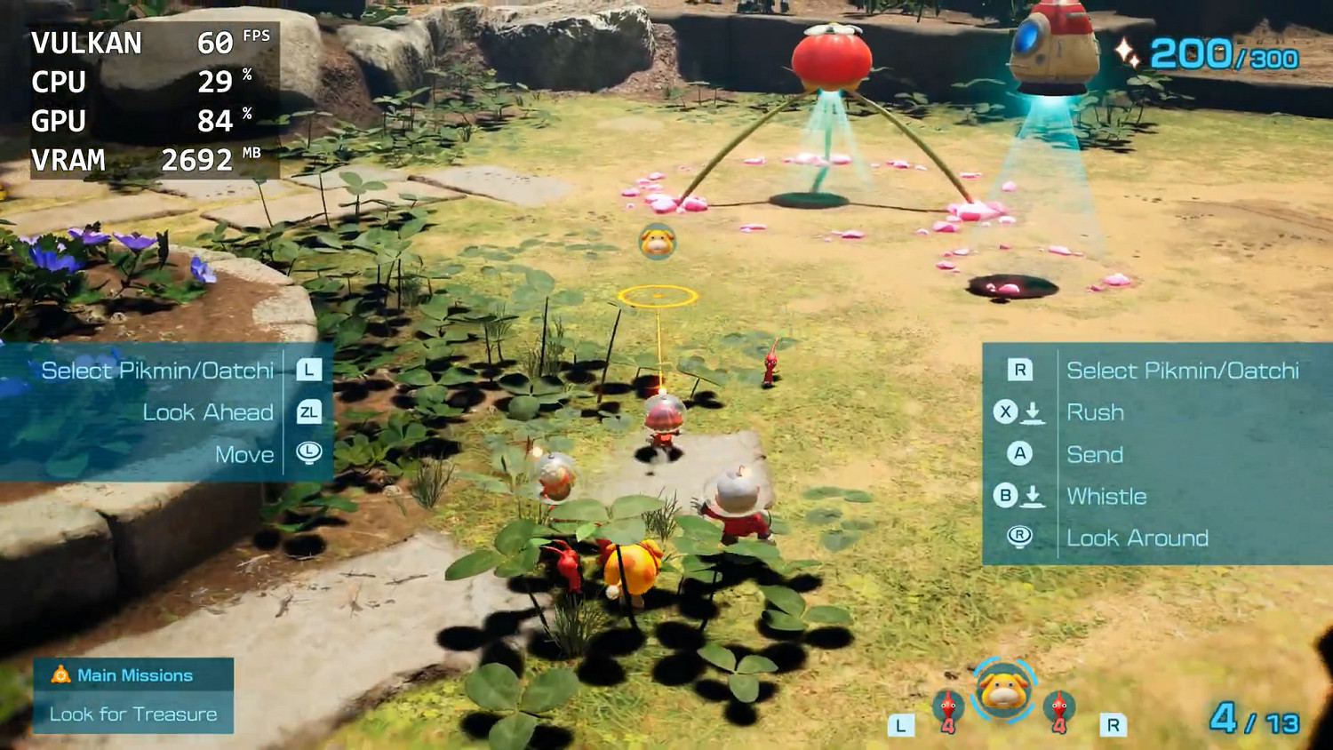 Yuzu模擬器《皮克敏4》展示:60幀暢玩超越Switch版遊戲 Yuzu模擬器《皮克敏4》展示:60幀暢玩超越Switch版遊戲